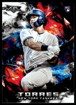 2018 Topps Fire Gleyber Torres Rookie New York Yankees #119 R21 - Image 1 of 2