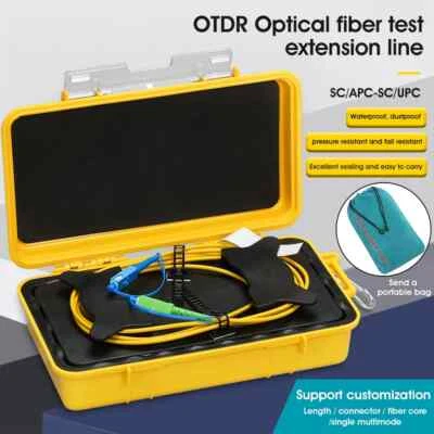 Fiber Optic OTDR Launch Cable 1310/1550nm 150M~2000M OTDR Dead Zone Eliminator - Image 1 of 4