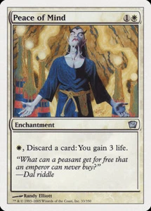 1x Peace of Mind - LP - 8th/9th Edition - SPARROW MAGIC mtg - Picture 1 of 1