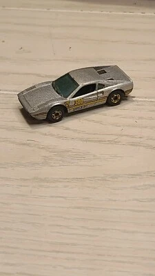 Hot Wheels Racebait Ferrari 308 Silver Mattel 1982 Hong Kong Loose Vintage - Image 1 of 4