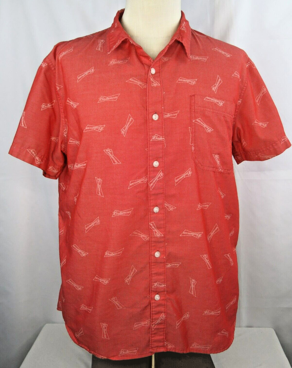 Budweiser Solid Button-Up Casual Button-Down Shirts for Men for sale | eBay