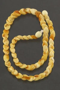 Collar SERPIENTE Superpuesto Vintage ÁMBAR BÁLTICO Yema de Huevo 10g 230208-13 - Imagen 1 de 4