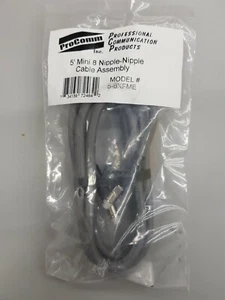 Conjunto de cable ProComm 5' Mini-8 (RG8X) FME a FME (5-8XFME) SIN EMBALAJE - Imagen 1 de 2