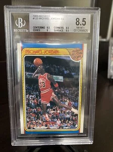 1988-89 Fleer Michael Jordan #120 Chicago Bulls BGS 8.5 ๐ โThe Dunkโ ๐ - Picture 1 of 7