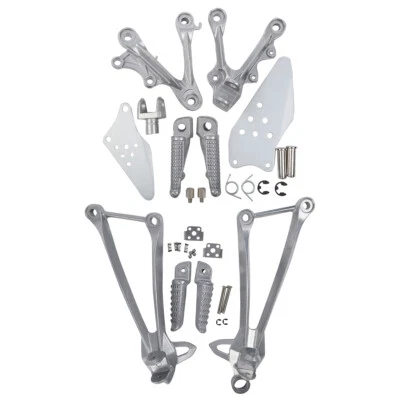 Soporte reposapiés conductor pasajero apto para Kawasaki Ninja ZX6R 2013-2024 Foto 1 de 4