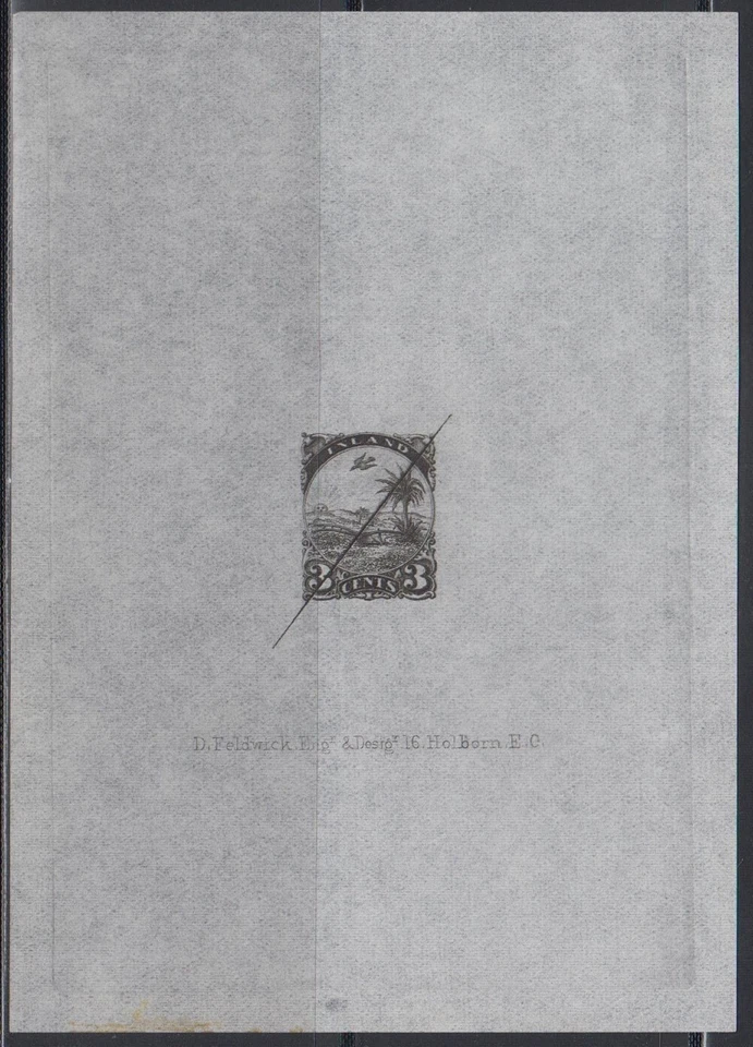 Liberia Sc21 de Arms of Liberia, Bird, Sun, Black Die Proof Foto 1 de 1