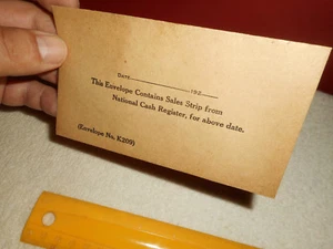 um 1920 NATIONALKASSE Verkaufsbeleg Umschlag Nr. K209 Gemischtwarenladen Nos - Bild 1 von 6