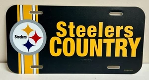 Pittsburgh Steelers Land Nummernschild Kunststoff Auto LKW Brandneu WinCraft - Bild 1 von 1
