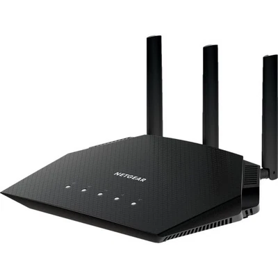 NETGEAR RAX10-100EUS WLAN ROUTER WiFi6 574/1201Mbps 2.4/5GHz (0606449151305) - Bild 1 von 2