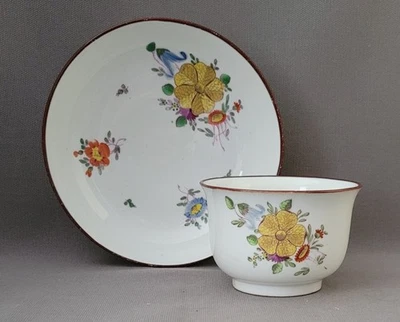 MILES MASON HAND PAINTED FLOWERS & GOLD PATTERN 118 CUP & SAUCER C1805-10 - Image 1 of 4