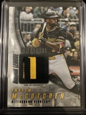 Actualización Topps 2025 Andrew McCutchen material negro de Grandes Ligas/10 reliquias de piratas Foto 1 de 4