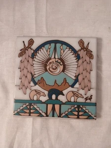 Azulejo de remache suroeste de Earthtone de colección osos de Tu-ofi - Imagen 1 de 3