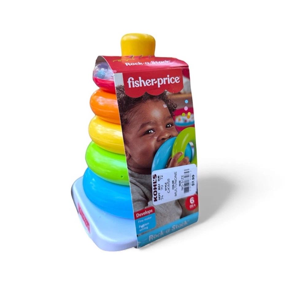 Fisher-Price Bebé Juguete Apilable Rock-A-Stack 5 Colores NUEVO Foto 1 de 1