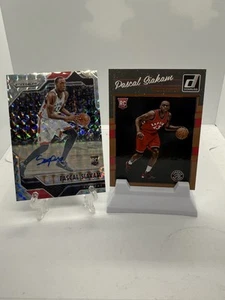 Mosaico Panini Prizm 2016-17 - Autógrafos Pascal Siakam #72 (AU, RC) + Donruss RC - Imagen 1 de 6