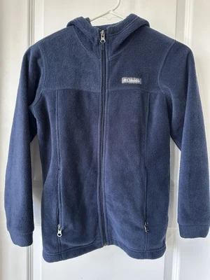 Columbia Jacket Boys Medium 10-12 Full-Zip Blue Fleece Zip Pockets Zip - Image 1 of 3