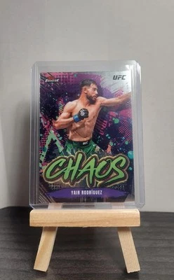 2024 Topps Finest UFC - Yair Rodriguez Chaos Refractor #CHA-27 - Image 1 of 2