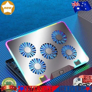 Laptop Cooling Pad RGB Laptop Cooler Notebook Cooler for 11-17.3 Inch Laptops - Afbeelding 1 van 18
