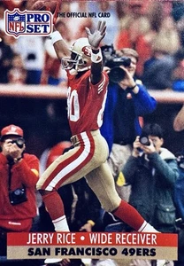 🔥 Juego profesional 1991 - Jerry Rice #654 - San Francisco 49ers 🔥 - Imagen 1 de 2