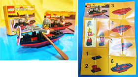 Lego 1752 Thunder Arrow Boat Royal Knight Castle Series 1996 Vintage With box