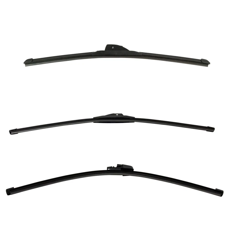 Juego de 3 escobillas limpiaparabrisas delanteras y traseras Trico Tech & Exact Fit Foto 1 de 4