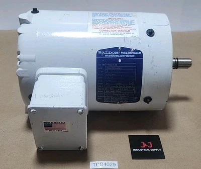 *NEW SURPLUS* Baldor VWDM3538 Washdown Duty Motor 1/2Hp 230/460V 🇺🇸 + Warranty - Image 1 of 4