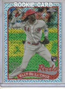 2024 TOPPS 35th baseball Elly De La Cruz Silver Chrome Mojo RC rookie card REDS - Picture 1 of 2
