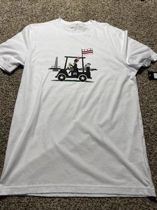 Travis Mathew “Skip The Tour” T-Shirt Size Medium NWT Golf Patriotic - Picture 1 of 3