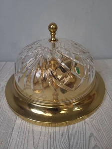 Waterford Crystal Round Flush Mount Ceiling Light with Gold Accents - Picture 1 of 11