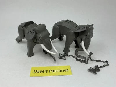 Lego Gris Elefante Aventureros Oriente Expedición Minifigura 7414 2x LEER ROTO Foto 1 de 4