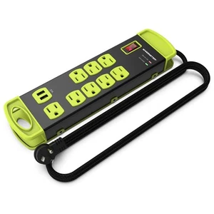 Workshop Heavy-Duty Garage Power Strip Surge Protector - Mountable Heavy-Duty... - Picture 1 of 9