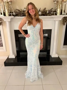 vestido jovani talla 4 - Imagen 1 de 3