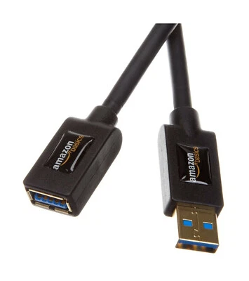 USB 3.0-Verlängerungskabel - Adapterkabel A-Stecker auf A-Buchse - 3 m - Bild 1 von 4