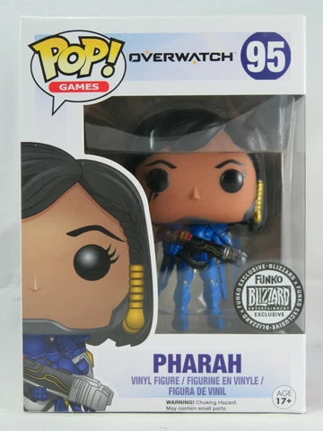 Games Funko Pop - Pharah - Overwatch - Blizzcon - No. 95 - Free Protector Cover
