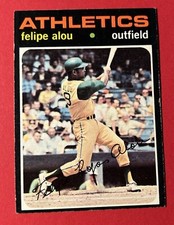 1971 Topps Baseball #495 Felipe Alou Oakland Athletics EX-MT++
