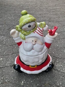 Weinachtsmann Weihnachten Keksdose H 32 D21 cm - Bild 1 von 4