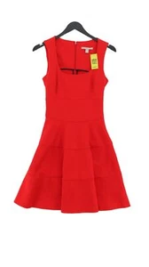 Banana Republic Women's Mini Dress XS Red Polyester with Elastane, Viscose Mini - Picture 1 of 6
