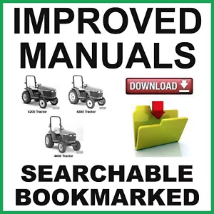 Manual de reparación de tractor utilitario compacto John Deere 4200 4300 4400 TM1677 DESCARGAR - Imagen 1 de 12