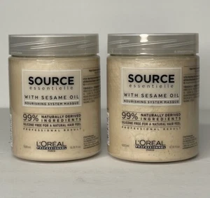 2 L'Oreal Paris - Source Essentielle Nourishing Masque w/ Sesame Oil - 16.9oz - Picture 1 of 7