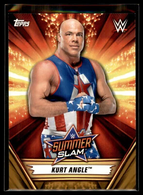 2019 Topps WWE SummerSlam Wrestling BRONZE #12 Kurt Angle - RAW - Image 1 of 2