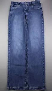 Pantalones de mezclilla para hombre Urban Star rectos elásticos de lavado medio 5 bolsillos talla 32x32 - Imagen 1 de 7