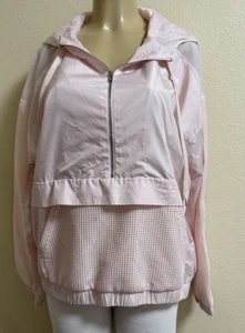 Forever 21+ size 3X Pale Oink Nylon Hoodie jacket - Picture 1 of 17