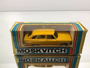 NOVOEXPORT USSR CCCP A12 MOSKVITCH IZH 1500 KOMBI-YELLOW 1:43- GOOD IN BOX - 491 - Bild 1 von 9