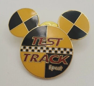 Prendedor coleccionable Walt Disney Epcot Test Track Mickey Head Ears Foto 1 de 3
