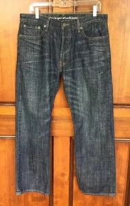 Levis Jeans Mens 36x30 Blue 539 Vintage Straight American Dark Wash Denim - Picture 1 of 12