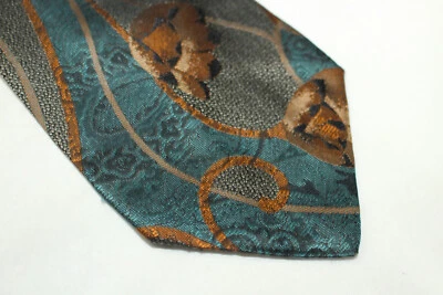 Corbata de seda BIANCHI Made in Italy F58264 Foto 1 de 4