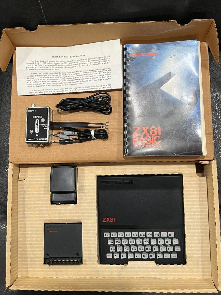 Sinclair ZX81 Vintage Computers & Mainframes for sale - eBay Sinclair ZX81 Vintage Computers & Mainframes for sale - eBay