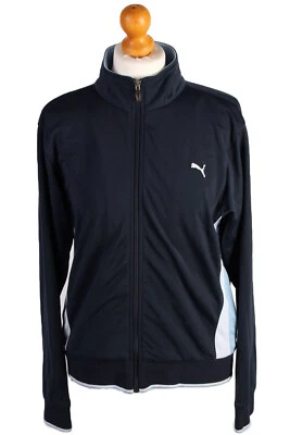 Chaqueta deportiva Puma Track Top años 90 retro cuello alto vintage azul marino talla L -SW1563 Foto 1 de 4