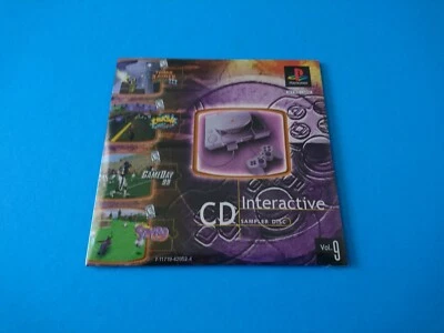 INTERACTIVE CD SAMPLER KIOSK DEMO DISC VOLUME 9 PS1 (PlayStation 1) NEW & SEALED - Image 1 of 4