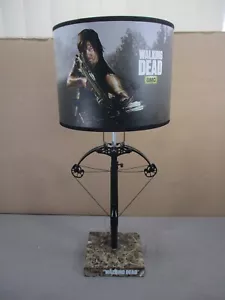 The WALKING DEAD Daryl Dixon with ICONIC CROSS BOW Table Lamp 24" Tall - Picture 1 of 17