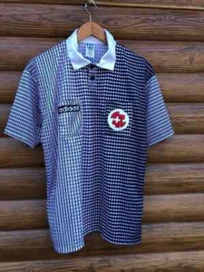 Árbitro 90' Adidas Vintage Camiseta de Fútbol Suiza Vintage - Imagen 1 de 6